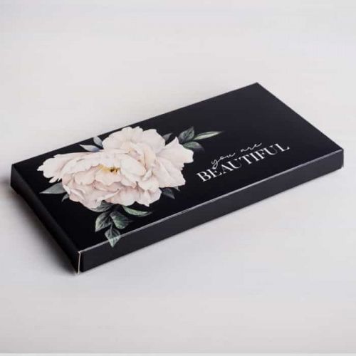 Коробка для плитки шоколада You are Beautiful 17,3*8,8*1,5см