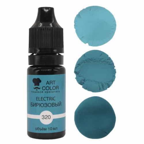 Гелевый краситель Art Color Electric Бирюзовый, 10мл