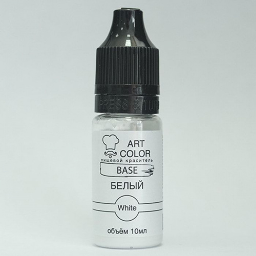 Гелевый краситель Art Color Base Белый, 10мл
