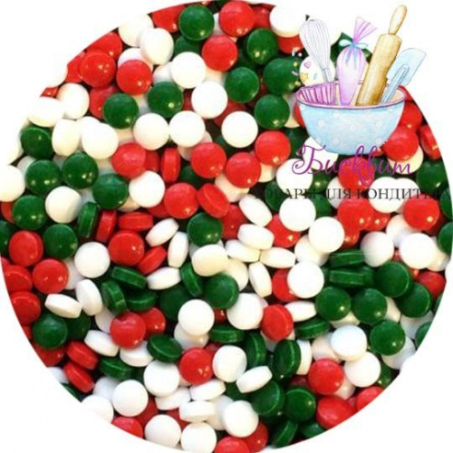 Посыпка МИКС "Рождественское конфетти", 50г