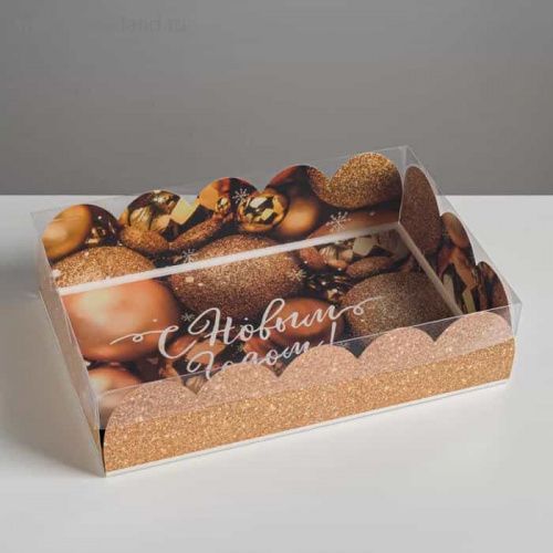 Коробка для печенья "С Новым Годом!" 20*30*8см