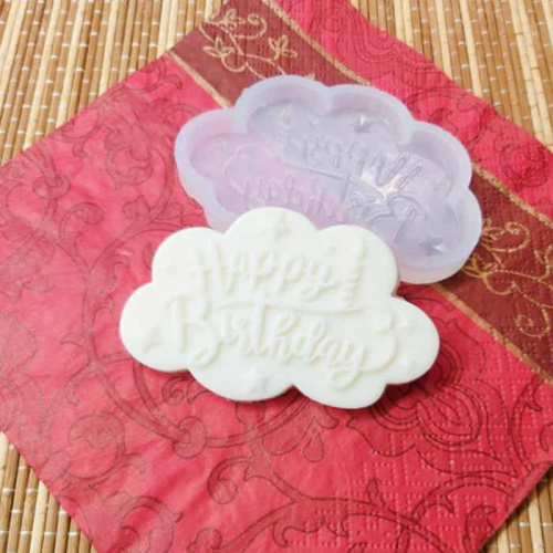 Молд 3Д "Облако Happy Birthday" Молд 3Д "Облако Happy Birthday"