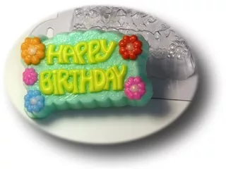 Пластиковая форма для шоколада "Happy Birthday" Пластиковая форма для шоколада "Happy Birthday"